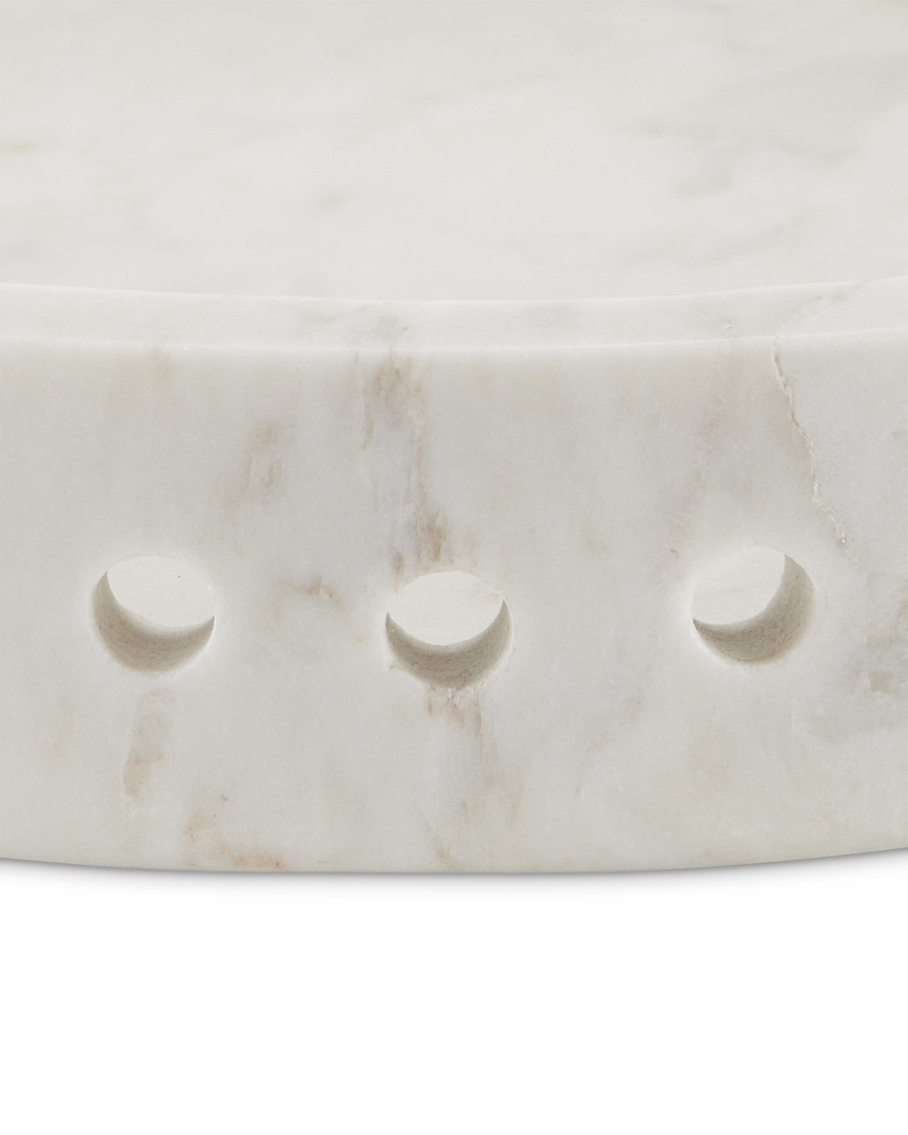 Freya Small White Marble Tray